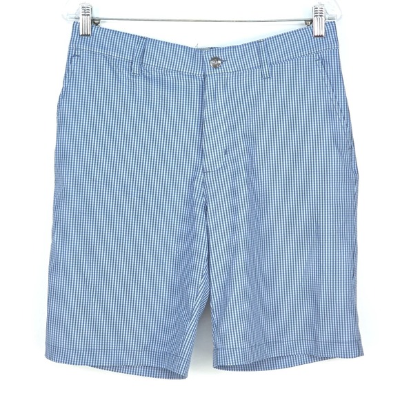 adidas Other - Adidas Ultimate 365 Golf Shorts Men 32 Gingham Check Stretch Performance Classic